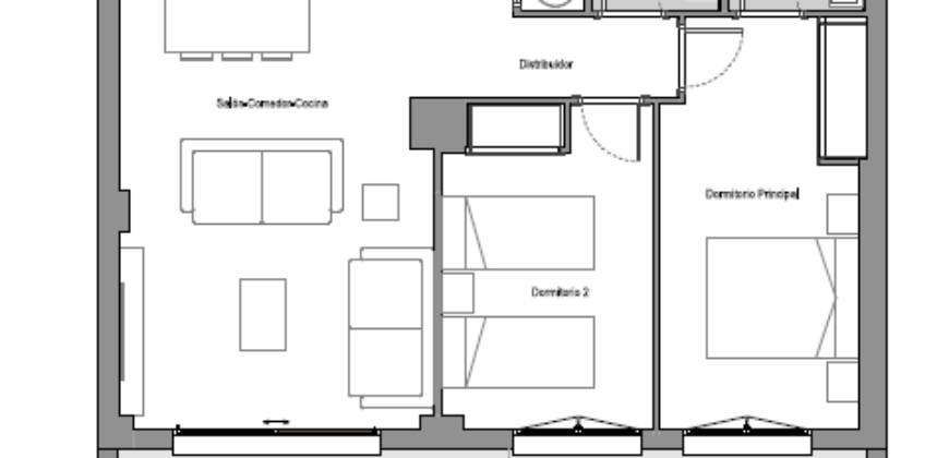 Apartment en Mijas Referencia gandy49